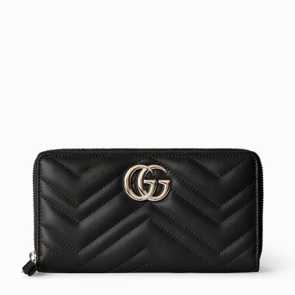 GUCCI GG Marmont zip around wallet 443123