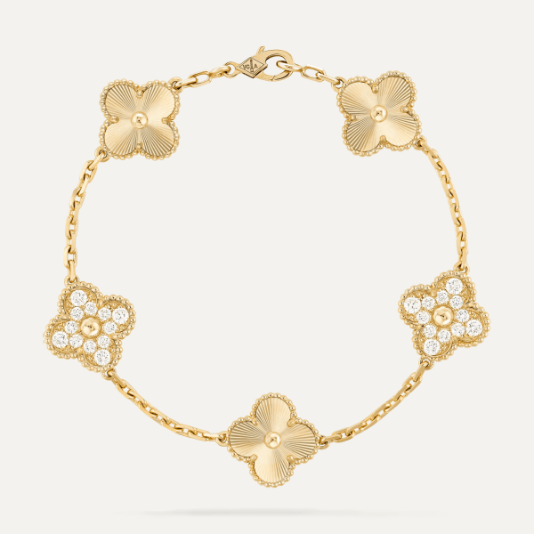 Van Cleef & Arpels Vintage Alhambra bracelet, 5 motifs 3