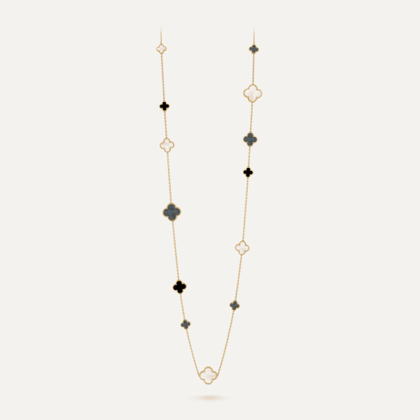 Van Cleef & Arpels Magic Alhambra long necklace, 16 motifs 3