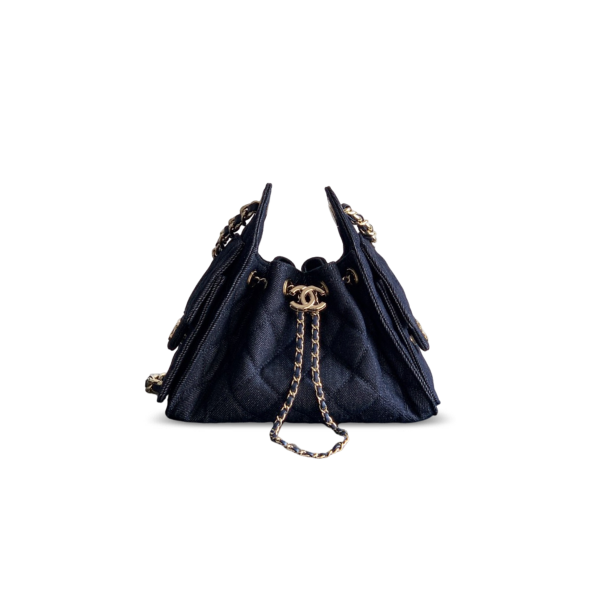 CHANEL MASTER 25 MINI HANDBAG DENIM AS5631 (22*20*12.5cm)